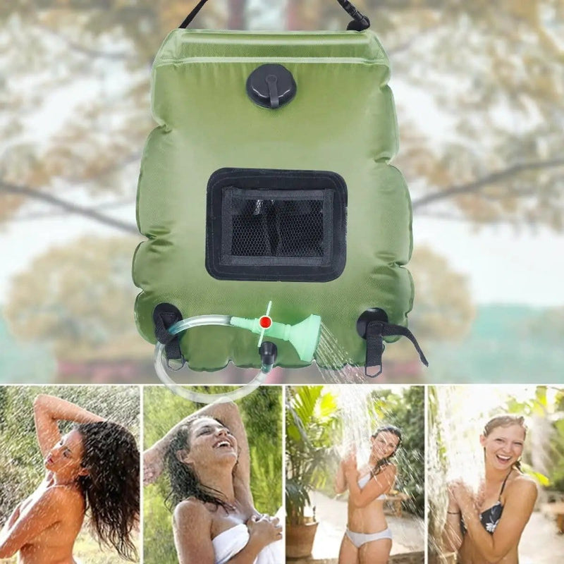 salelink.co.nz Unbranded 20L Solar Shower Bag with Shower Head 20L Solar Shower Bag With Shower Head For Outdoors