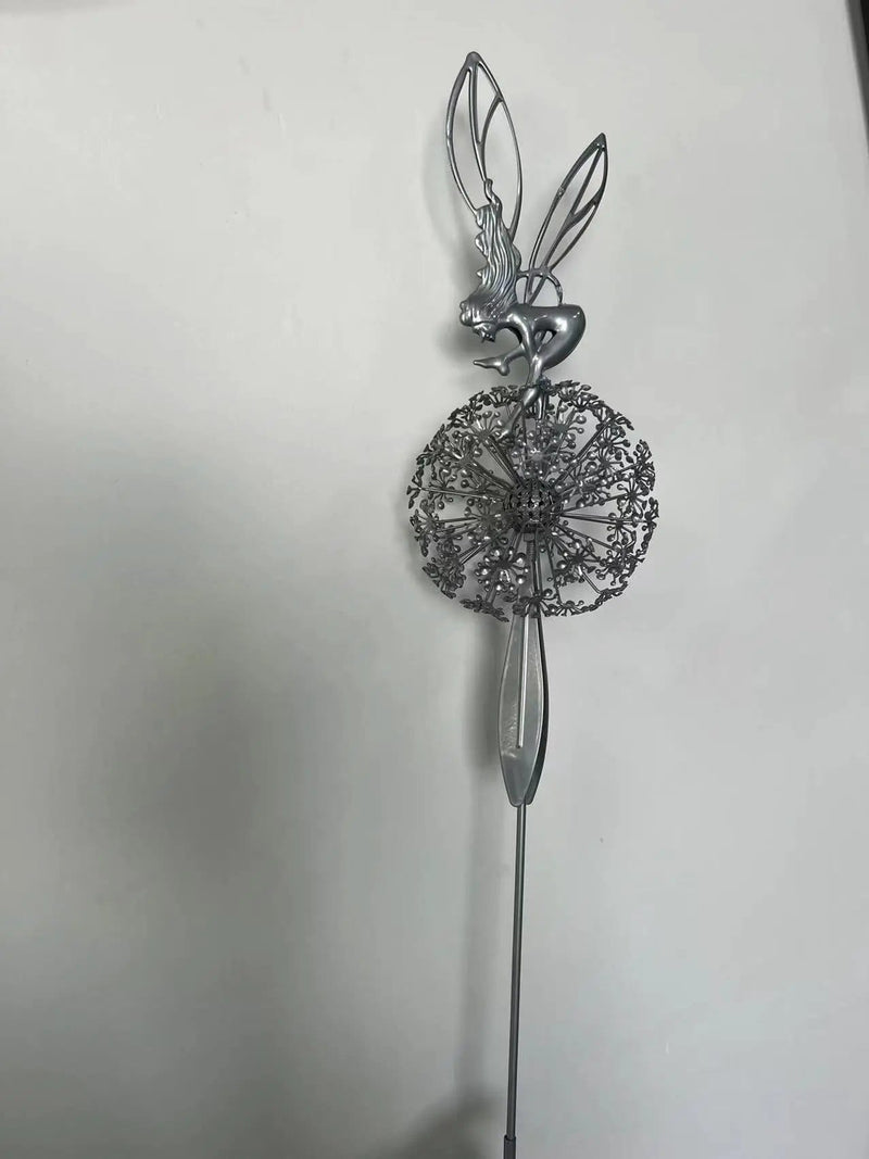 Garden Stakes Fairy Dandelion Sculpture Statue – view 8