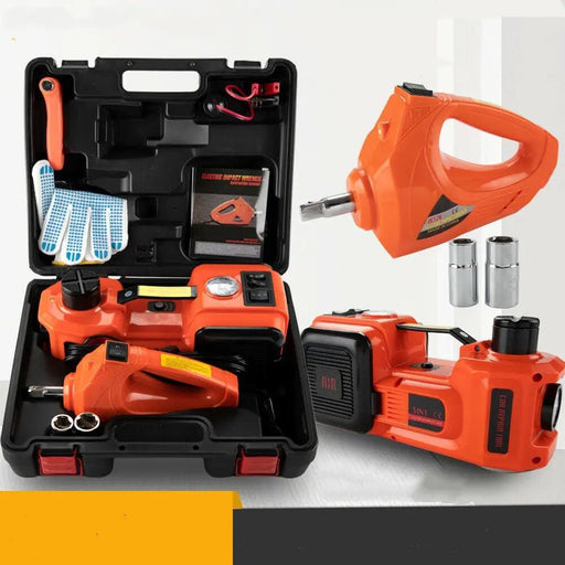 5Ton 12V Car Electric Hydraulic Floor Jack Lift + Impact Wrench Kit Box 3 in 1 – view 2