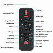 LED Galaxy Starry Night Light Galaxy Projector Light – view 8