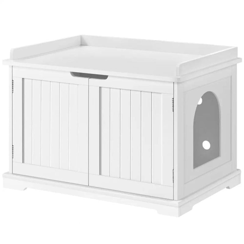 Yaheetech Pet Litter Box Wooden Storage Bench Pet Litter Box Wooden Storage Bench