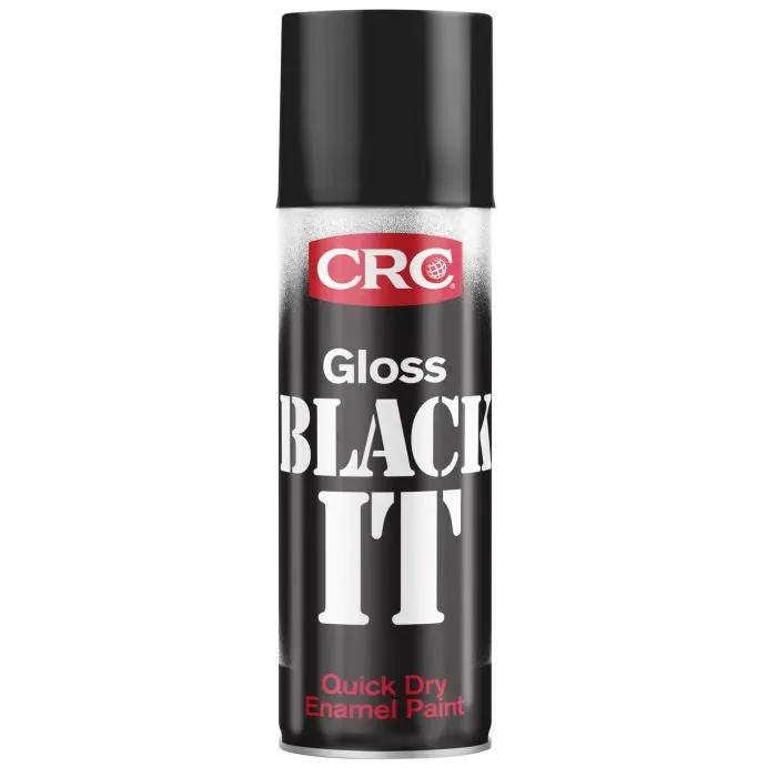 CRC Black It Gloss CRC Black It Gloss 400ml  5111-CRC CRC Black It Gloss 400ml Quick Dry Enamel Paint
