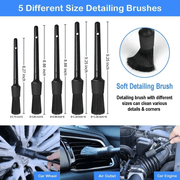 salelink.co.nz Unbranded Car Detailing Brush Set Car Detailing Brush Set | Action Outdoors NZ