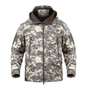 Mead's Supply & Equipment Outfitters limited Men's Outdoor Clothing Men's Plus Size Softshell Jacket Camouflage Windproof Outdoor Coat Men's Plus Size Camouflage Softshell Jacket Windproof