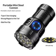 Bright Eight-Eye Monster High-Intensity Flashlight Rechargeable For Outdoor Use - Bright Eight-Eye Monster – view 6