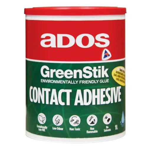 Wholesale ADOS GreenStik Contact Adhesive 1L (Pack of 4)