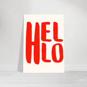 Blank Wall Print Shop Print Material Hello Hello