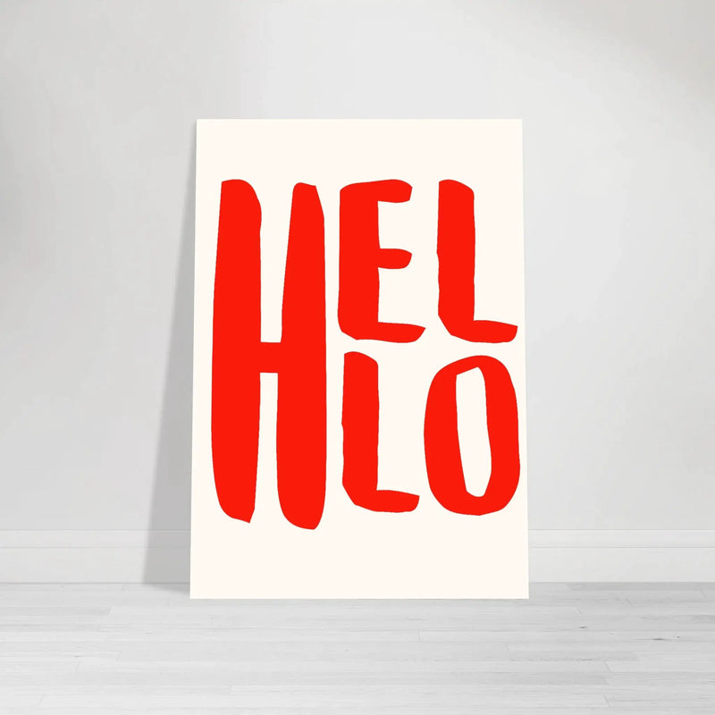 Blank Wall Print Shop Print Material Hello Hello