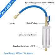 R12 R134A Car Oil Injection Dye Injection Tool – view 4