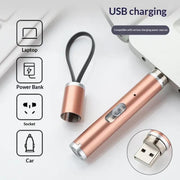 USB Direct-Charge Stainless Steel Mini Charging Flashlight - USB Direct-Charge Stainless Steel Mini Charging – view 2
