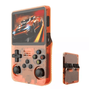 Handheld Game Console with Game Card - Orange Red – view 1