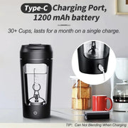 China Dropship Blends Electric Portable Whey Protein Shaker Bottle For Smooth Blends Electric Portable Whey Protein Shaker Bottle
