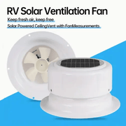 RV Solar Ventilation Fan Solar Powered Ceiling Vent with Fan – view 9