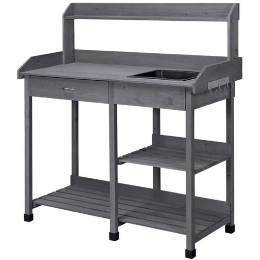 Yaheetech Garden Potting Bench with Basin Garden Work Bench Station Garden Potting Bench with Basin Garden Work Bench Station