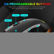 IMICE X6 Wired RGB Gaming Mouse — 6-Button Precision Control | PC Gaming – view 3