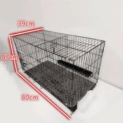 Chicken Coop 80CM Durable Collapsible Metal Cage – view 2