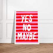 Blank Wall Print Shop Print Material Yes No Maybe Yes No Maybe