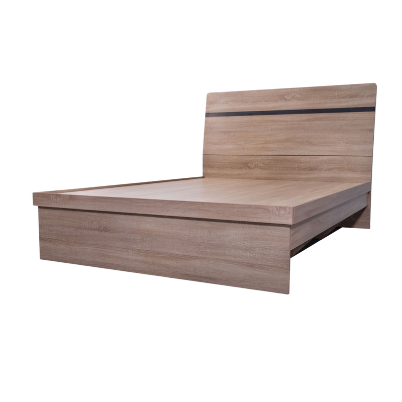 'Byron' Light Oak Bed frame with Storage Super King by sue-e furniture