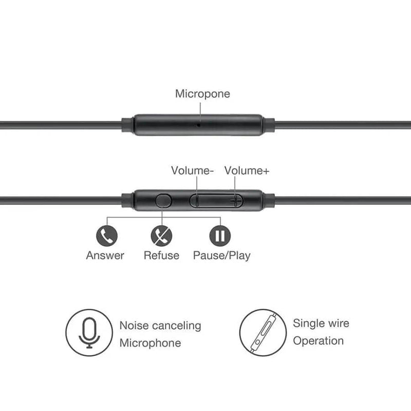 9eight5 Phone/Tablet Accessories Earphones with mic Earphones with mic