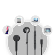 9eight5 Phone/Tablet Accessories Earphones with mic Earphones with mic