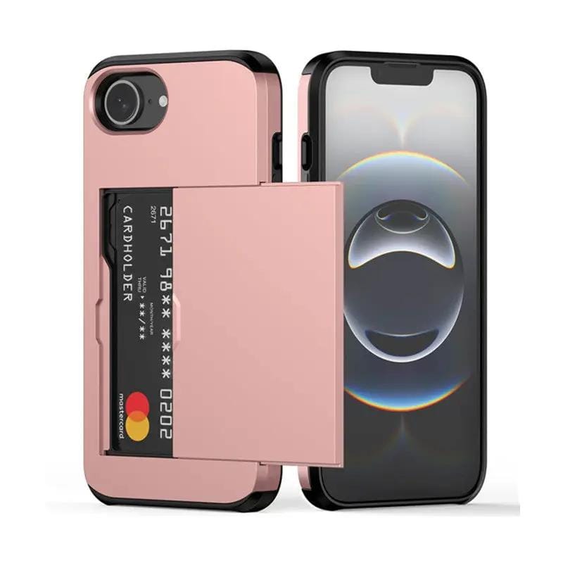 iPhone 16e Case - Card Holder Shockproof Rugged (PR9028 (1)) – view 1