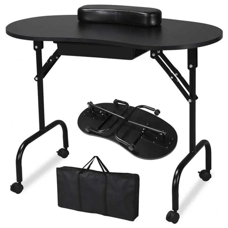 Yaheetech Foldable Manicure Table Foldable Manicure Table