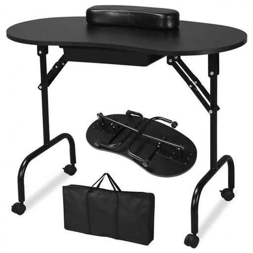 Yaheetech Foldable Manicure Table Foldable Manicure Table