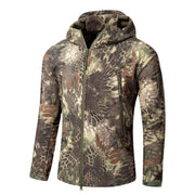 Mead's Supply & Equipment Outfitters limited Men's Outdoor Clothing Men's Plus Size Softshell Jacket Camouflage Windproof Outdoor Coat Men's Plus Size Camouflage Softshell Jacket Windproof