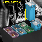 salelink.co.nz Unbranded Car Fuse Combo Kit with Plastic Box Car Fuse Combo Kit with Plastic Box | Action Outdoors NZ