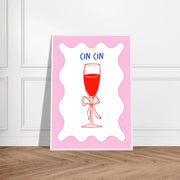 Blank Wall Print Shop Print Material Cin Cin Cin Cin