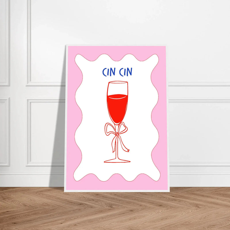 Blank Wall Print Shop Print Material Cin Cin Cin Cin