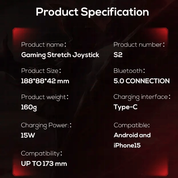 Mobile Gaming Controller for Android iPhone 15 – view 13