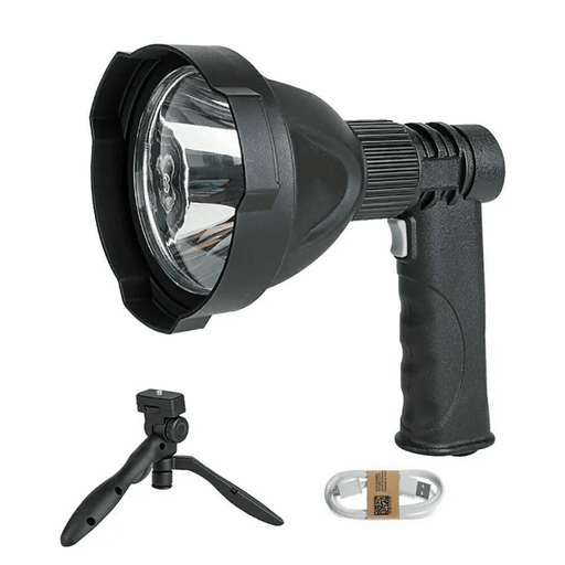 LED Handheld Spotlight Rechargeable Hunting Camping Flashlight – view 2