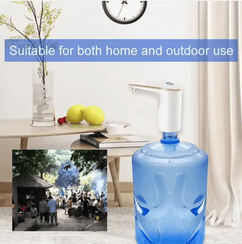 techplus Portable USB Rechargeable Water Bottle Dispenser Pump Portable USB Rechargeable Water Bottle Dispenser Pump | NZ