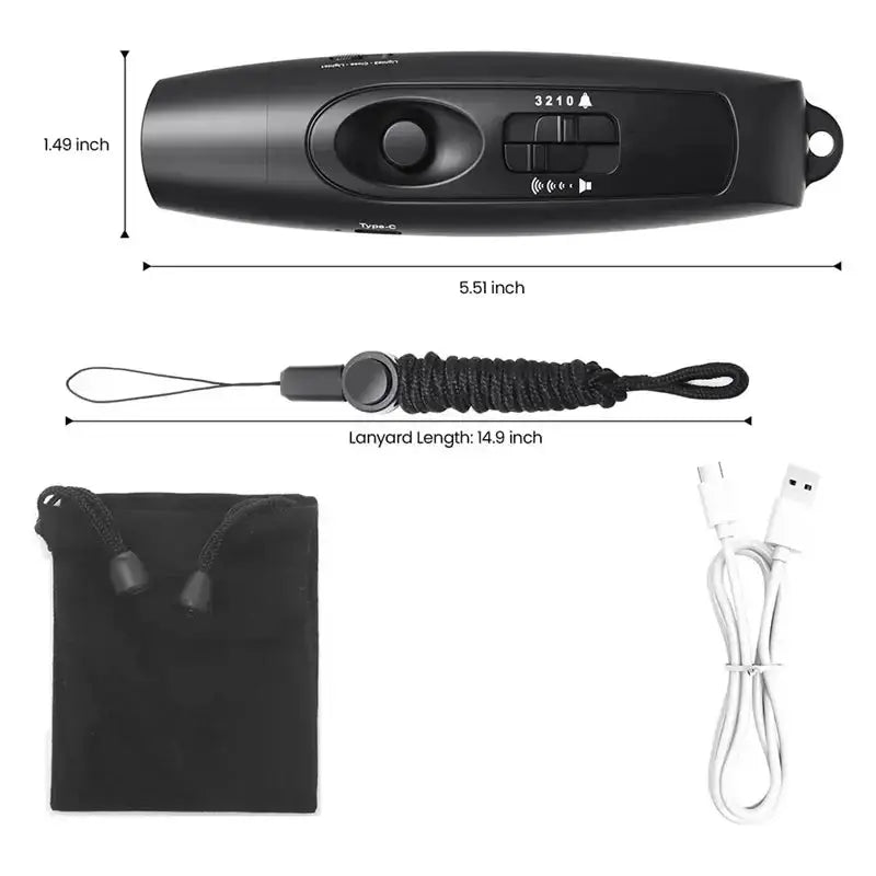 Habicare HBC Electronic Whistle Habicare Electronic Whistle - 3 Tones, Rechargeable