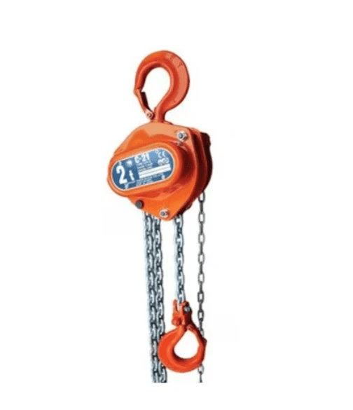 Elephant Manual Chain Hoist 2 Ton 6m Lift With Galvanised 7.5mm Chain For Heavy Duty Industrial Workshop