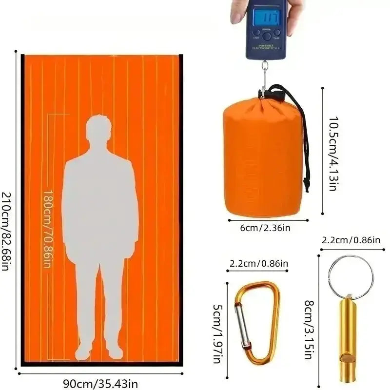 Habicare SS Emergency Sleeping Bag Habicare Survival Emergency Sleeping Bag Kit