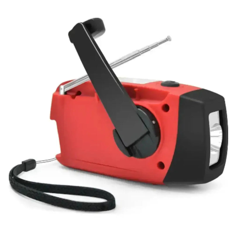 Emergency Solar Hand Crank Radio with Flashlight & Power Bank – view 3