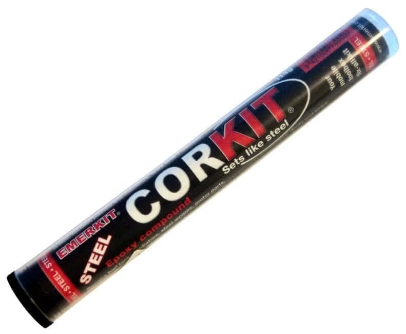 Emerkit Emerkit Emerkit Corkit  Steel - In store Emerkit Corkit Steel Rapid Curing Epoxy Repair Solution