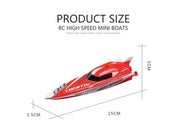 dealonline.co.nz dealonlinenz Remote Control Racing Boat - RED Mini Remote Control Racing Boat Red Built In Battery