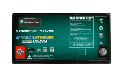 B Tec 100Ah LiFePO4 Gen2 Battery 12V Deep Cycle For Off Grid Living Campers Caravans And Auxiliary Power – view 2