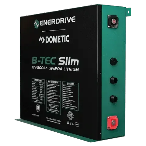 Enerdrive B TEC Slim Case LiFePO4 Battery 12V 300A Deep Cycle Power Solution for Heavy Duty Applications – view 1