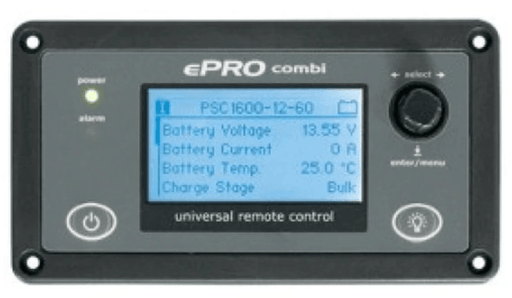 Enerdrive ePRO Combi Remote Control Real Time Inverter Monitoring for Off Grid Homes and RVs
