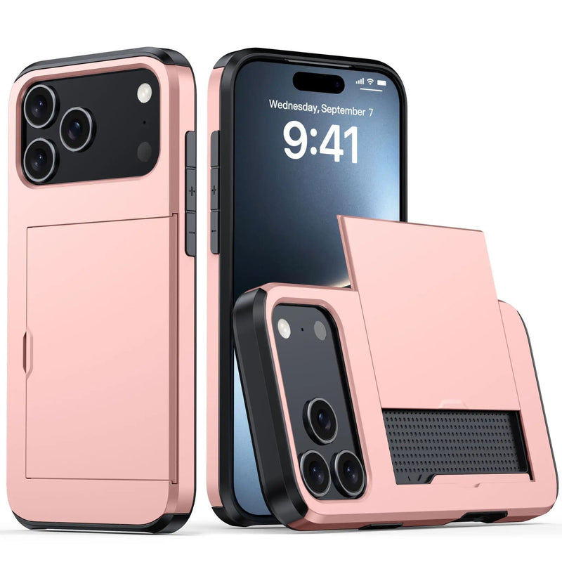 salelink.co.nz Unbranded iPhone 17 Pro Case iPhone 17 Pro Case - Card Holder Shockproof Rugged (PR910...
