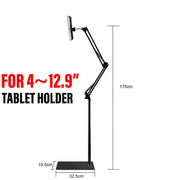 Floor iPad Tablet Holder Stand Upto 12.9'' – view 2