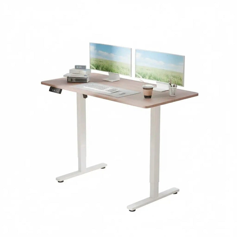 sue-e furniture Computer Desk Electra Ergo Single Motor Sit Stand Desk Walnut 1.4m Electra Ergo Single Motor Sit Stand Desk Walnut 1.4m