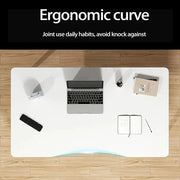 Habicare SS Ergonomic Office Desk with Rounded Corners Ergonomic Office Desk with Rounded Corners