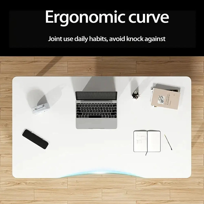 Habicare SS Ergonomic Office Desk with Rounded Corners Ergonomic Office Desk with Rounded Corners
