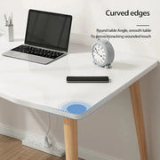 Habicare SS Ergonomic Office Desk with Rounded Corners Ergonomic Office Desk with Rounded Corners