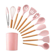 Mini Kids Silicone Cooking Utensils Set Cookware Kitchen – view 1